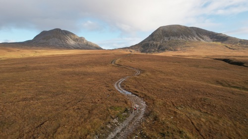 The three cone-shaped scree-clad mountains on the west of the island or Jura's most iconic sight.