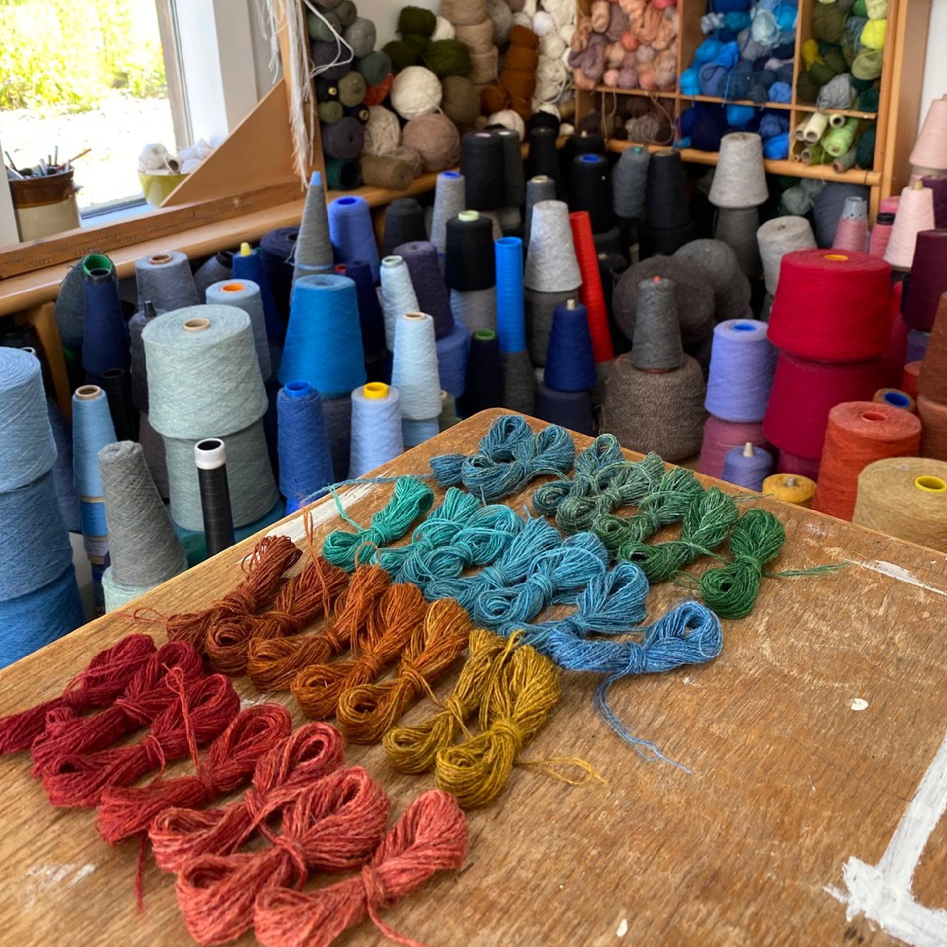 Background image -  Louise Oppenheimer studio  showing wool blending.jpeg