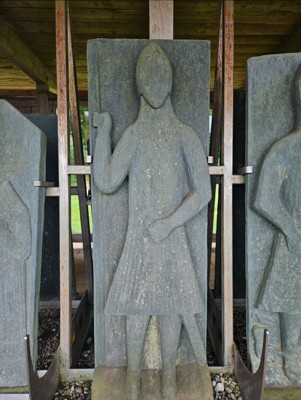 Saddell Abbey Carved Effigy