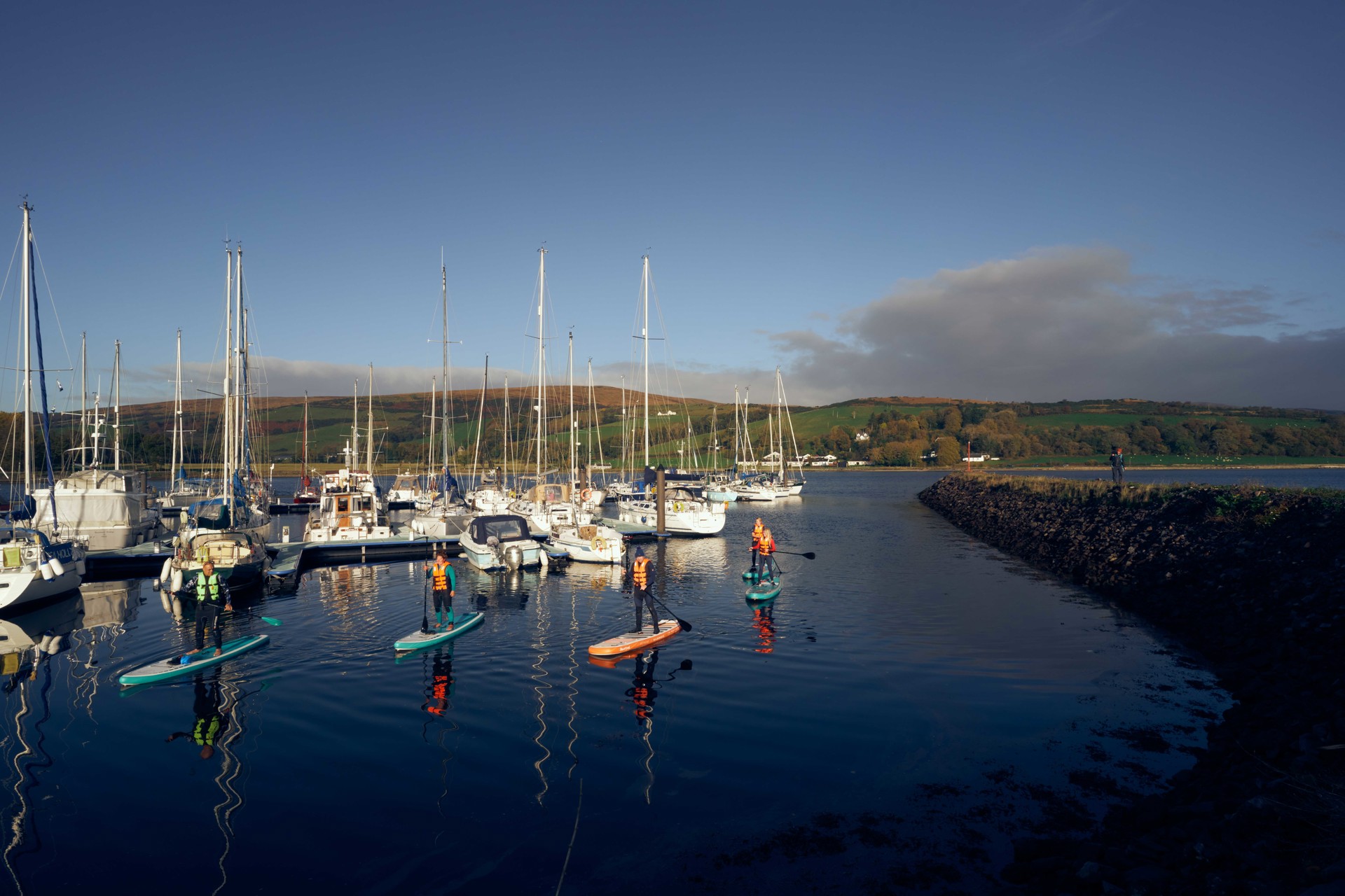 Background image - Paddleboarding_SUP_Boats_Bute1_StephenSweeneyPhotography