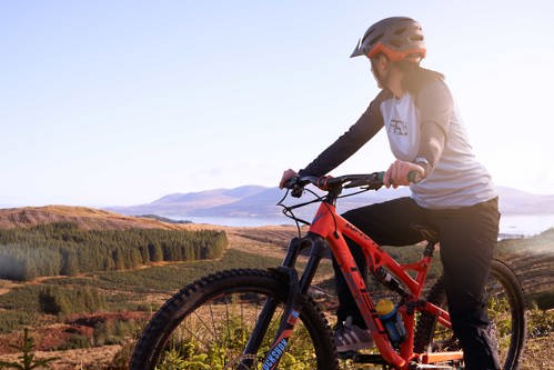 Mountain biking in Kintyre offers some incredible coastal views.